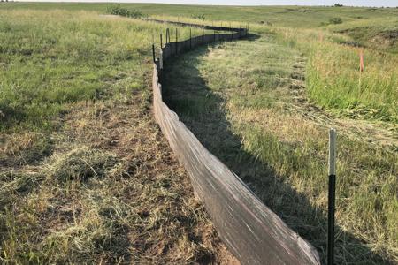 Installed a mile of wired back silt fence in Black Forest, Colorado for erosion control 