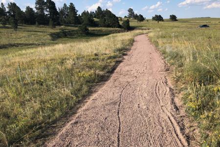 Building a trail system in Black Forest, Colorado for the homeowners to be able to walk around on