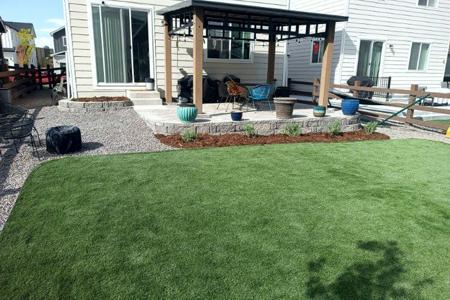 Landscape Monument, Colorado. Installed a landscape in the back yard of a home in Monument, Colorado.