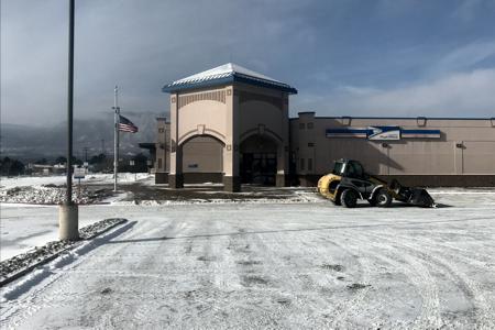 Commercial snow removal in Monument, Colorado